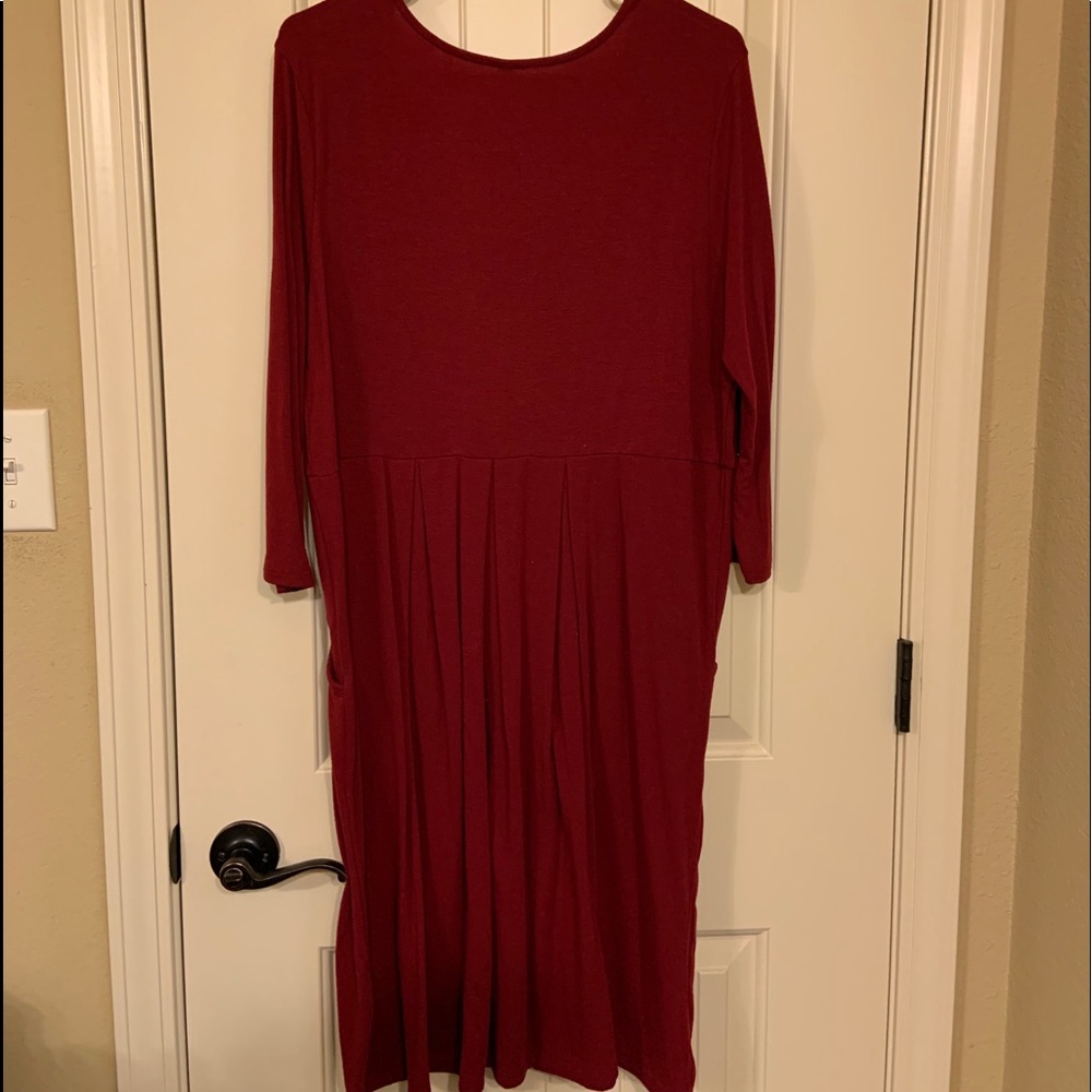 Tunic dress with pockets